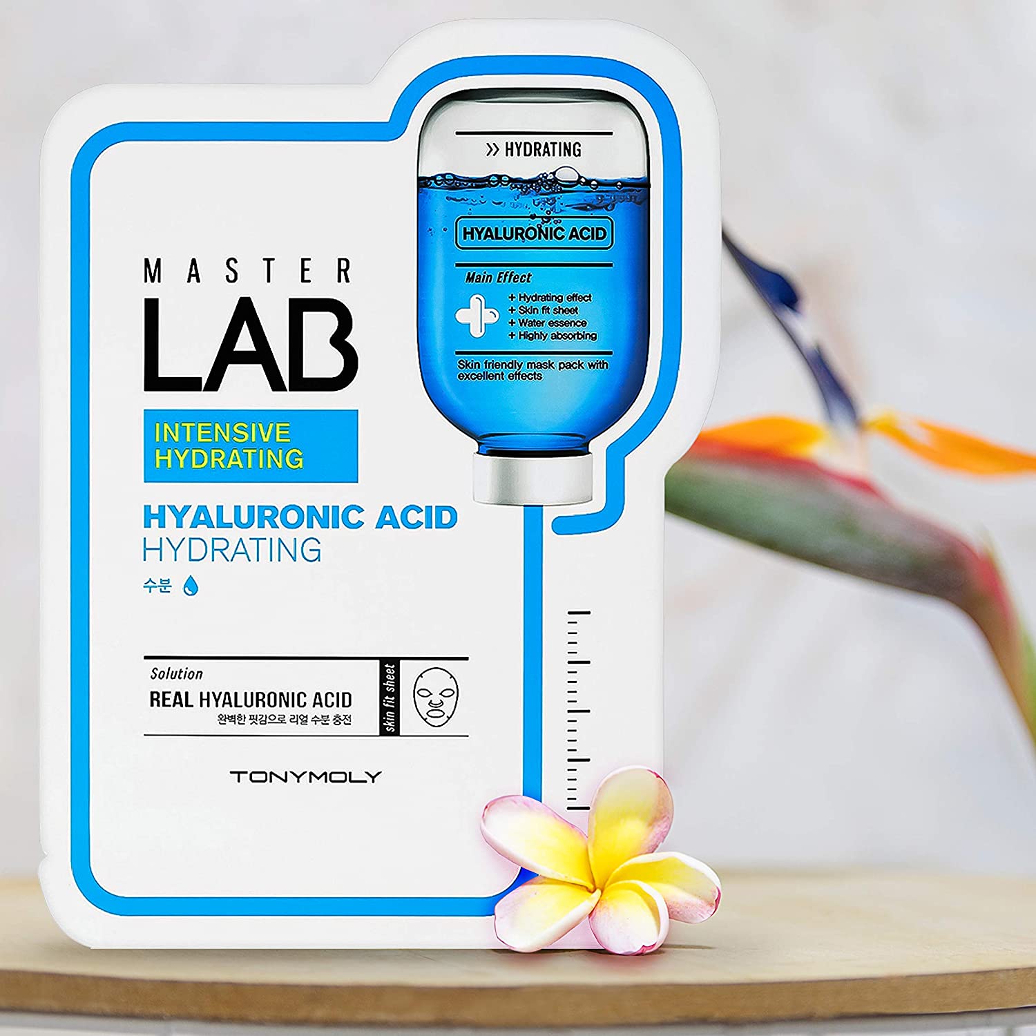 Тканевая маска для лица с гиалуроновой кислотой TONYMOLY MASTER LAB REAL HYALURONIC ACID
