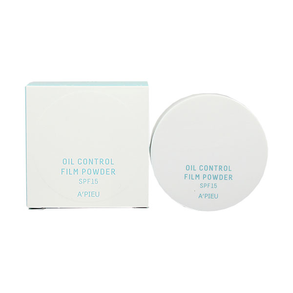 Рассыпчатая матирующая пудра A'PIEU Oil Control Film Powder SPF15 #White
