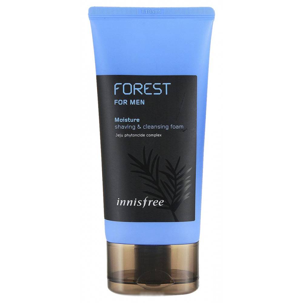 Увлажняющая пенка для умывания и бритья Innisfree Forest For Men Moisture Shaving & Cleansing Foam