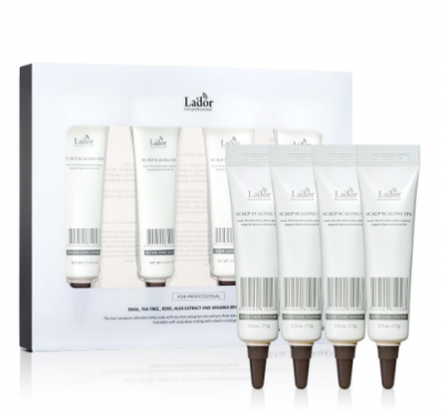 Маска для кожи головы La'dor Scalp Scaling Spa 4*15г