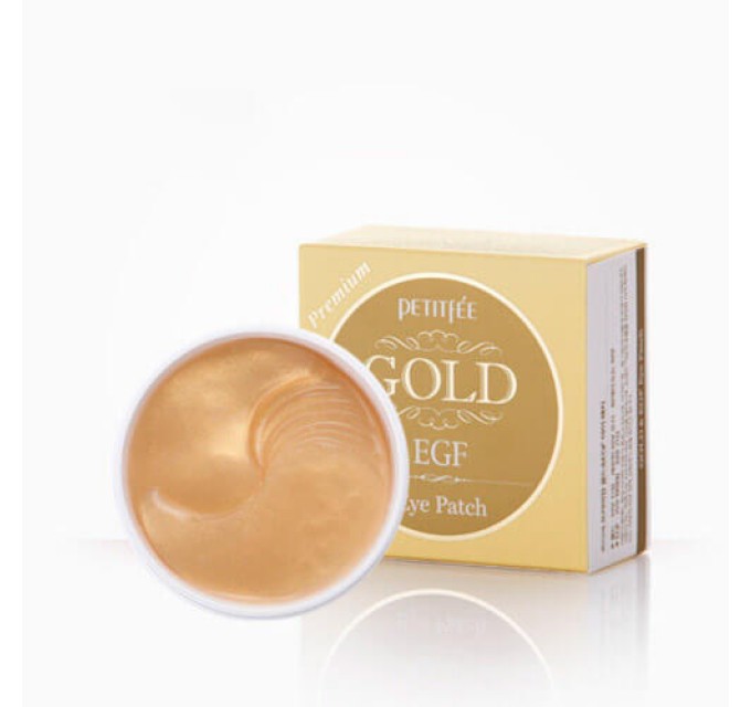 Гидрогелевые патчи для глаз Petitfee Premium Gold & EGF Eye Patch