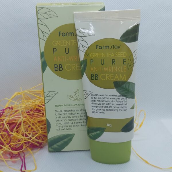 Омолаживающий ВВ-крем с семенами зеленого чая FarmStay Green Tea Seed Pure Anti-Wrinkle BB Cream