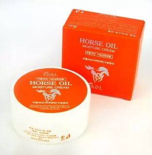 Крем для лица с лошадиным жиром 100 мл Ekel Moisture Cream Horse Oil