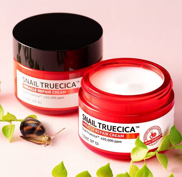 Крем для лица восстанавливающий с муцином улитки SOME BY MI SNAIL TRUECICA MIRACLE REPAIR CREAM