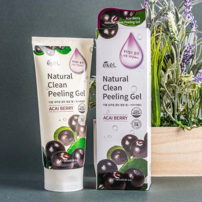 Пилинг-скатка с экстрактом ягод асаи EKEL Natural Clean peeling gel Acai Berry