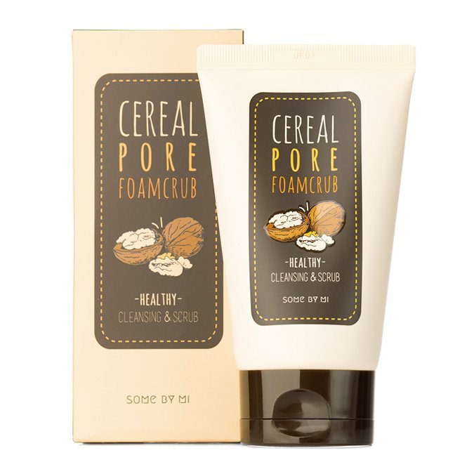 Пенка-скраб для лица с экстрактами зерновых культур SOME BY MI CEREAL PORE FOAMCRUB