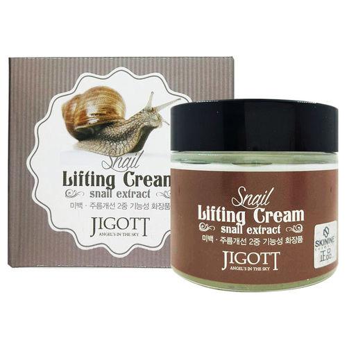 Лифтинг-крем для лица с муцином улитки JIGOTT Snail Lifting Cream