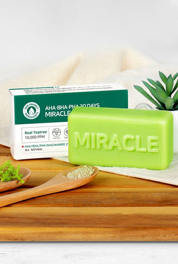 Очищающее мыло с кислотами SOME BY MI AHA·BHA·PHA 30 DAYS MIRACLE CLEANSING BAR