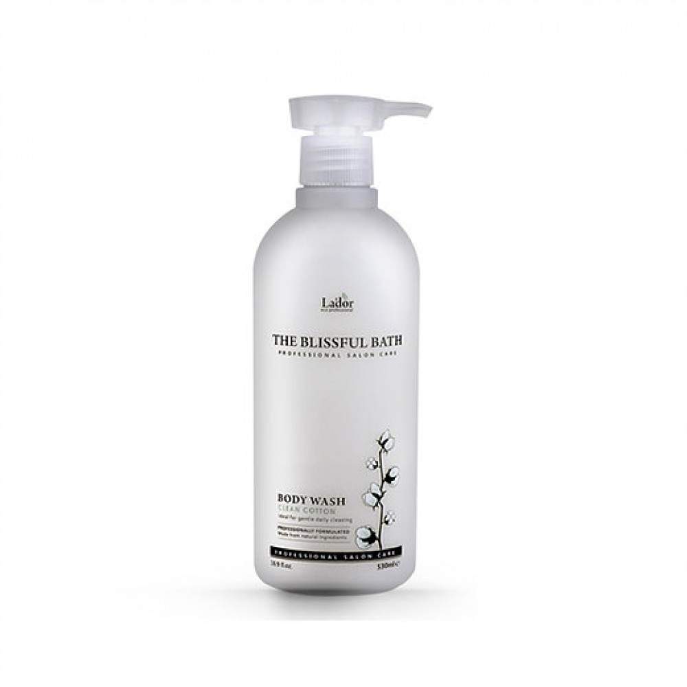 Гель для душа с ароматом хлопка La'dor The Blissful Bath Cotton 530мл