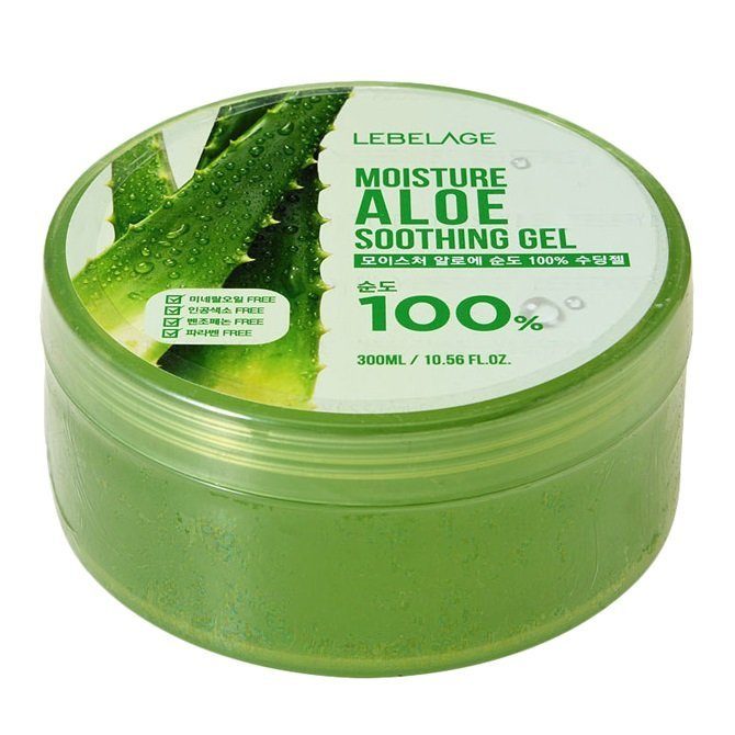 Гель Универсальный успокаивающий с экстрактом алоэ 300 мл Lebelage Moisture Aloe 100% Soothing Gel