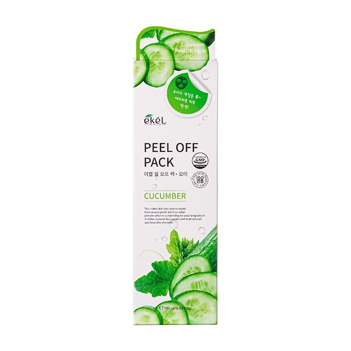 Маска-пленка с экстрактом огурца EKEL Peel off pack Cucumber