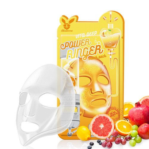 Тканевая маска с витаминным комплексом Elizavecca Deep Power Ringer Mask Pack Vita