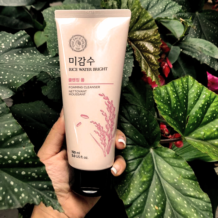 Пенка для умывания с рисовой водой и отрубями THE FACE SHOP Rice Water Bright Foaming Cleanser