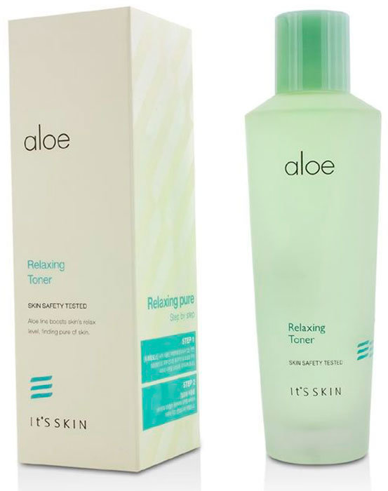 Успокаивающий тонер с экстрактом сока алоэ вера IT'S SKIN Aloe Relaxing Toner