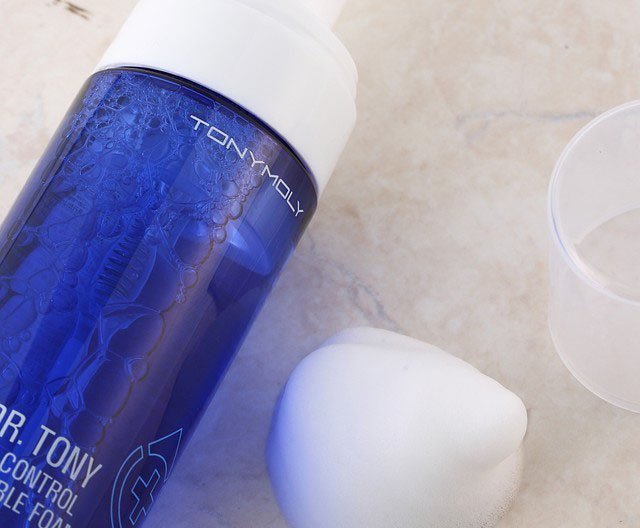 Пузырьковая пенка для умывания для проблемной кожи TONYMOLY TONY LAB AC Control Bubble Foam Cleanser