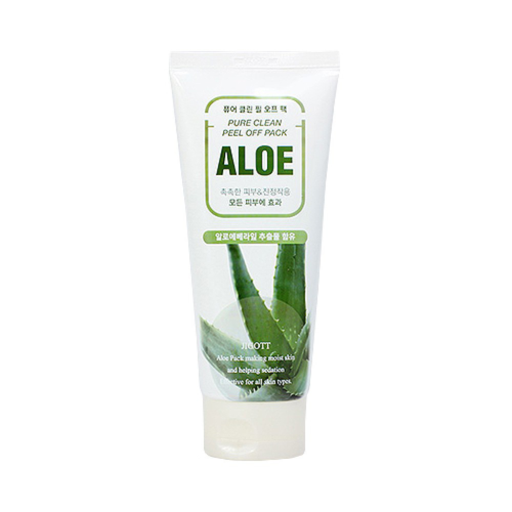 Маска-плёнка для лица на основе экстракта алоэ JIGOTT Aloe Pure Clean Peel  Off Pack