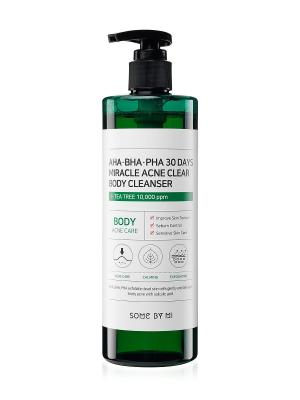 Очищающий гель для тела с кислотами SOME BY MI AHA·BHA·PHA 30 DAYS MIRACLE ACNE CLEAR BODY CLEANSER