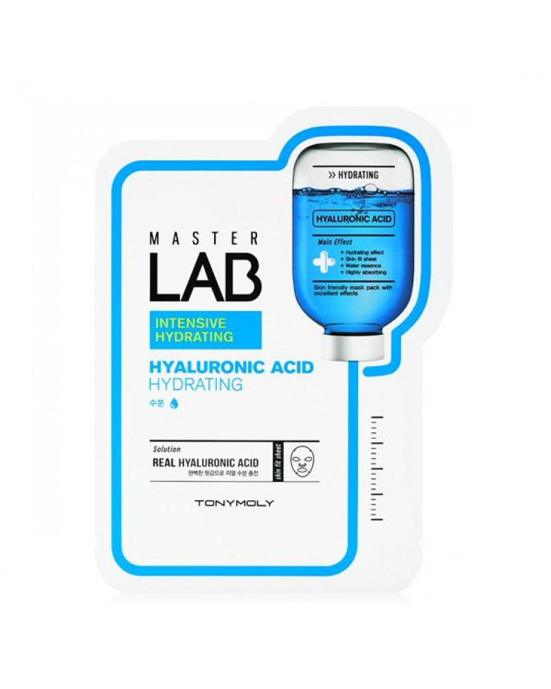 Тканевая маска для лица с гиалуроновой кислотой TONYMOLY MASTER LAB REAL HYALURONIC ACID