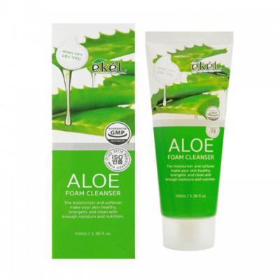 Пенка для умывания с экстрактом алоэ EKEL Foam Cleanser Aloe
