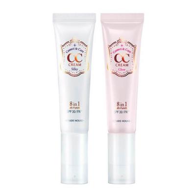 Корректирующий СС-крем для шелковистости кожи ETUDE HOUSE CC Cream Correct&Care Silky #1 Silky