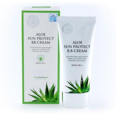 ВВ-крем с экстрактом алоэ JIGOTT Aloe Sun Protect BB Cream Spf41 Pa++
