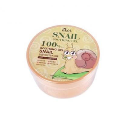 Универсальный гель с муцином улитки EKEL Soothing gel 100% Snail