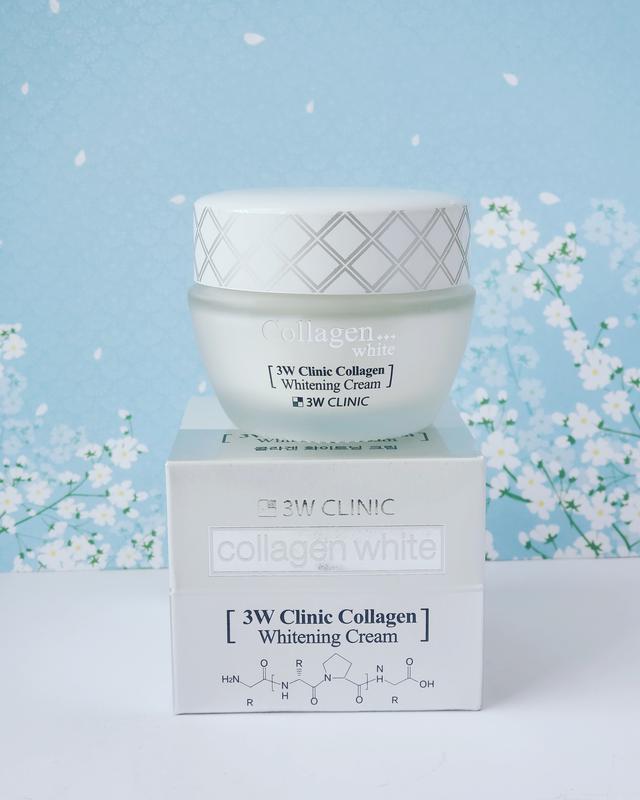 Восстанавливающий крем для лица с коллагеном 3W CLINIC Collagen Whitening Cream