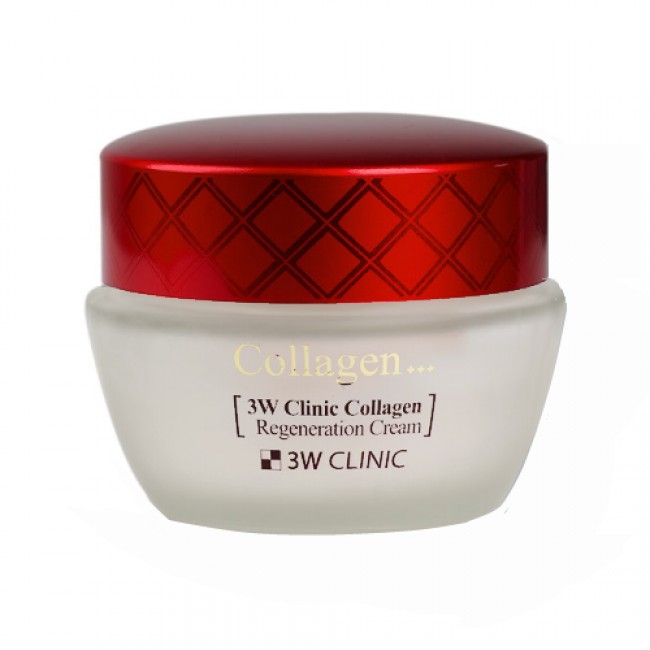 Восстанавливающий крем для лица с коллагеном 3W CLINIC Collagen Regeneration Cream