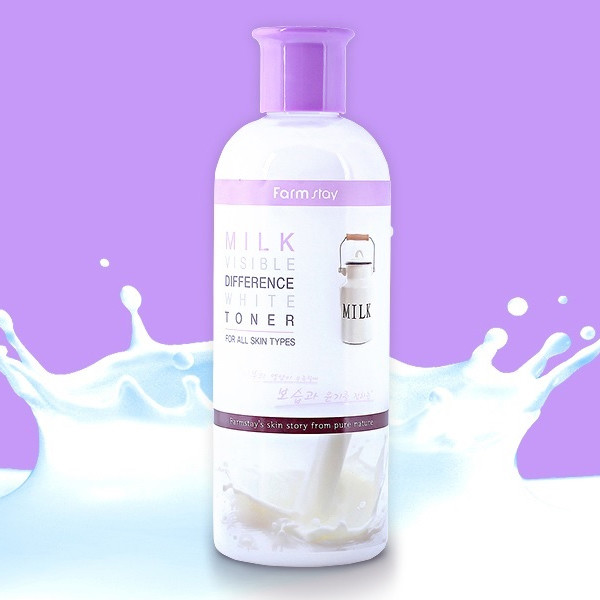 Увлажняющий Тонер с молочными протеинами FarmStay Milk Visible Difference Moisture White Toner
