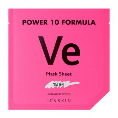 Питательная листовая маска для лица с витамином Е IT'S SKIN Power 10 Formula VE Mask Sheet