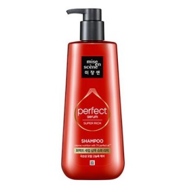 Шампунь для поврежденных волос MISE EN SCENE Perfect Serum Shampoo Super Rich