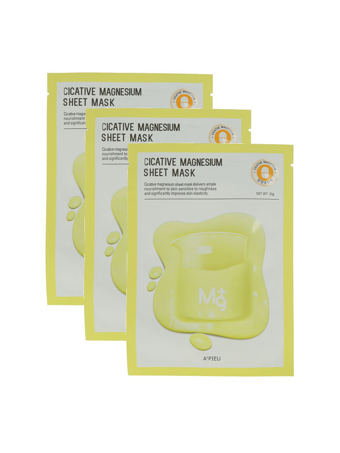Питательная тканевая маска с магнием A'PIEU Cicative Magnesium Sheet Mask