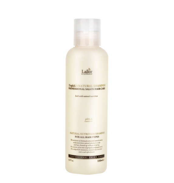 Шампунь с натуральными ингредиентами La'dor Triplex Natural Shampoo 150мл