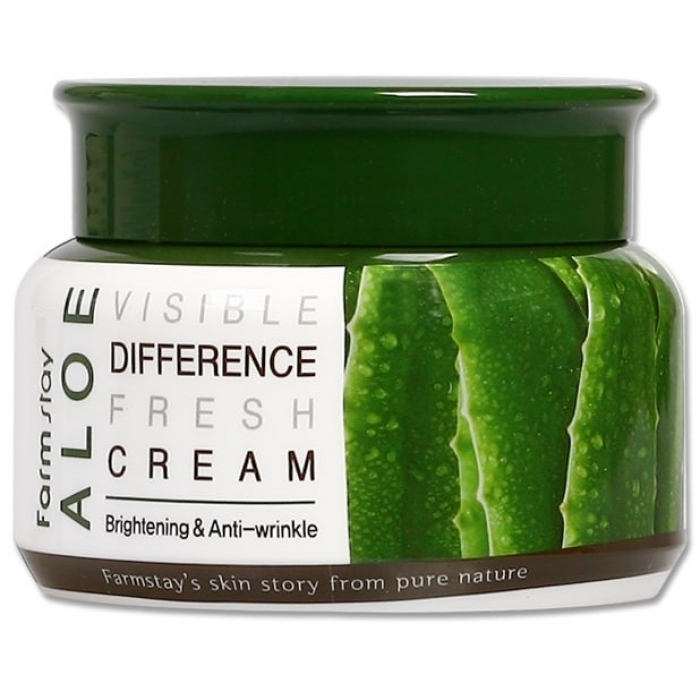 Освежающий крем с экстрактом алоэ FarmStay Aloe Visible Difference Fresh Cream