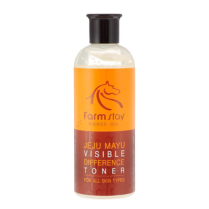 Увлажняющий тонер с лошадиным жиром FarmStay Jeju Mayu Visible Difference Toner