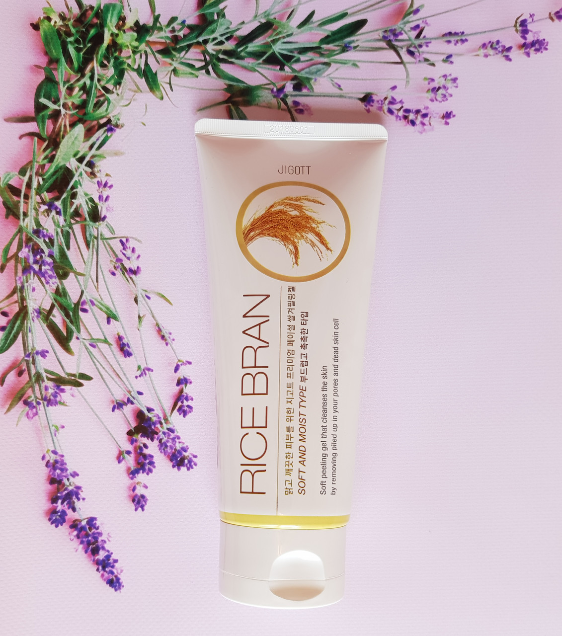 ГМягкий гель с рисовыми отрубями JIGOTT Premium Facial Rice Bran Peeling Gel