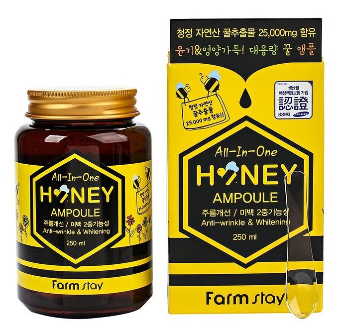 Многофункциональная сыворотка с медом FarmStay All-In-One Honey Ampoule