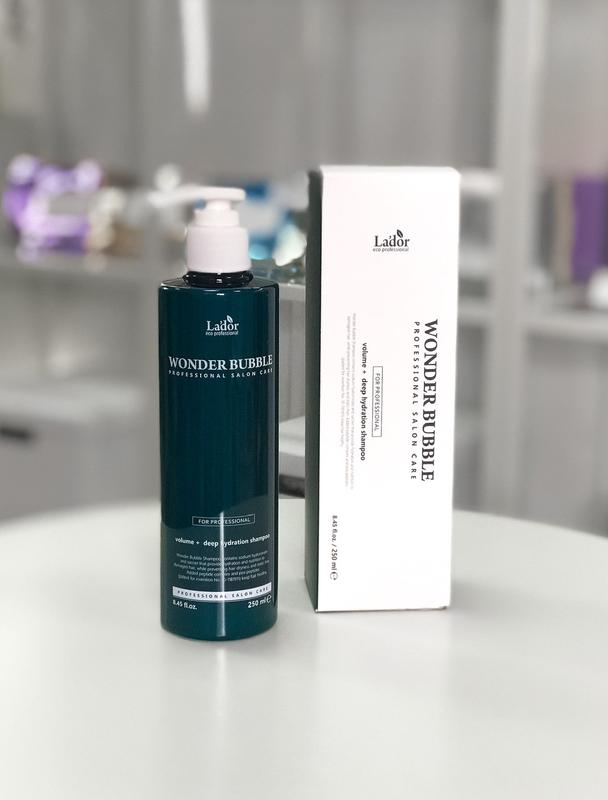 Увлажняющий шампунь для объема волос (пробник) 10мл La'dor Wonder Bubble Shampoo