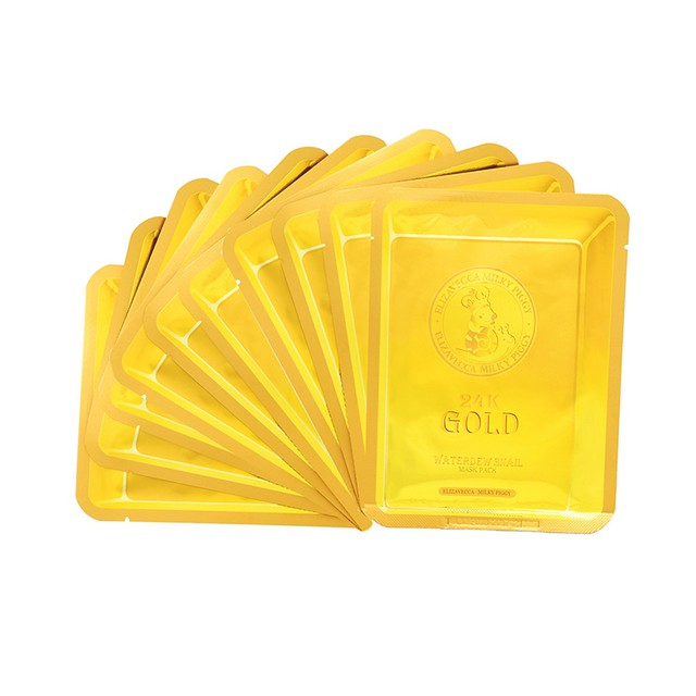 Маска для лица тканевая Elizavecca 24k Gold Water Dew Snail Mask Pack