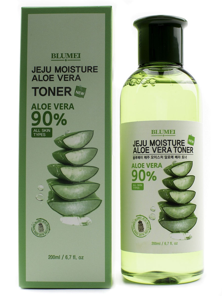 Toner Тонер для лица c алоэ 200 мл Blumei Jeju Moisture Aloe 90%
