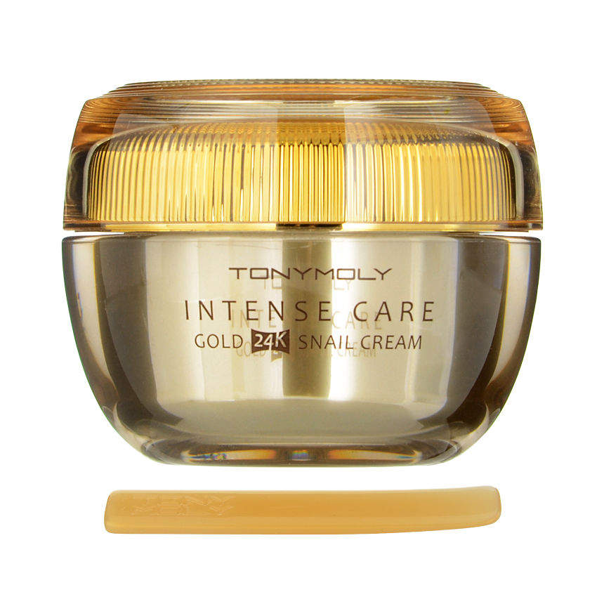 Крем для лица с муцином улитки и коллоидным золотом TONYMOLY INTENSE CARE GOLD 24K SNAIL CREAM