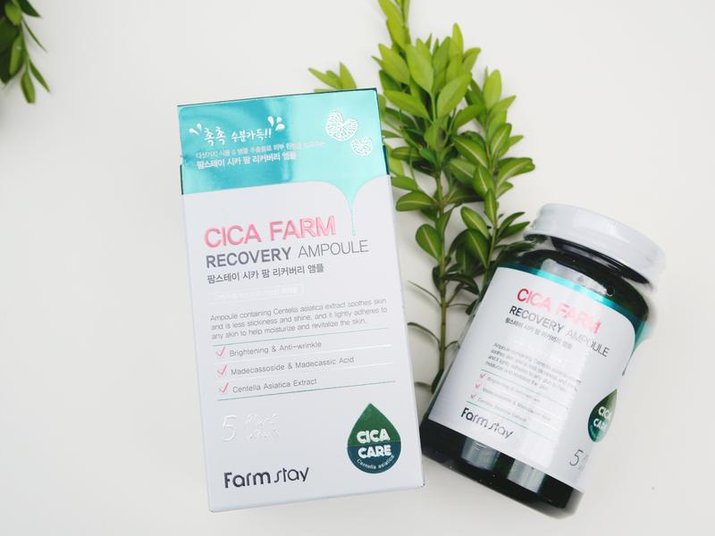 Ампульная сыворотка для лица с центеллой азиатской FarmStay Cica Farm Recovery Ampoule