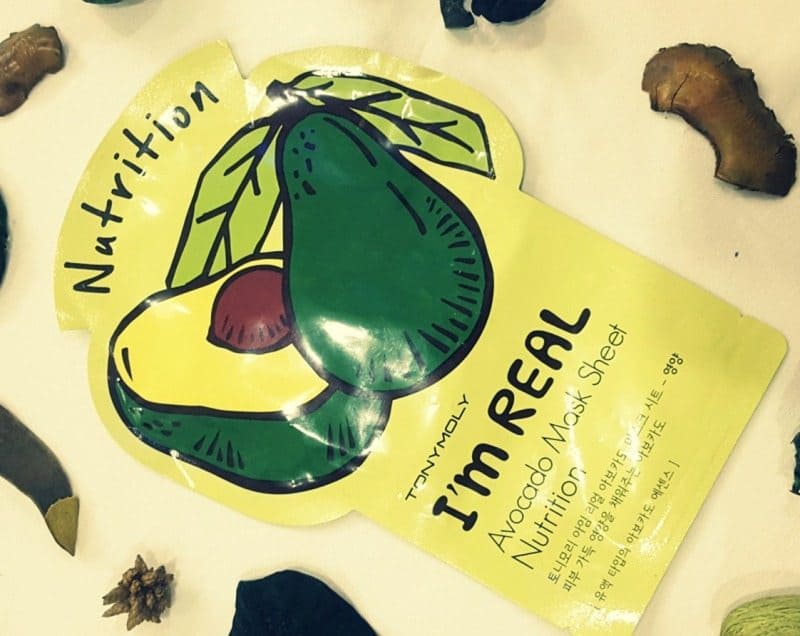 Питательная тканевая маска для лица с экстрактом авокадо TONYMOLY I'm AVOCADO Mask Sheet Nutrition