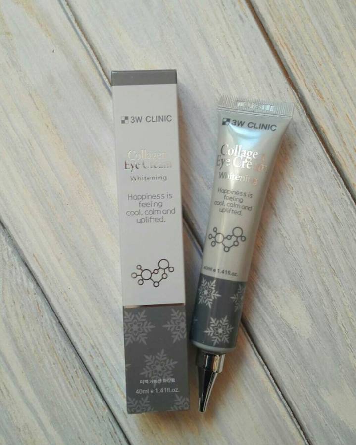 Увлажняющий крем для век с коллагеном 3W CLINIC Collagen Eye Cream