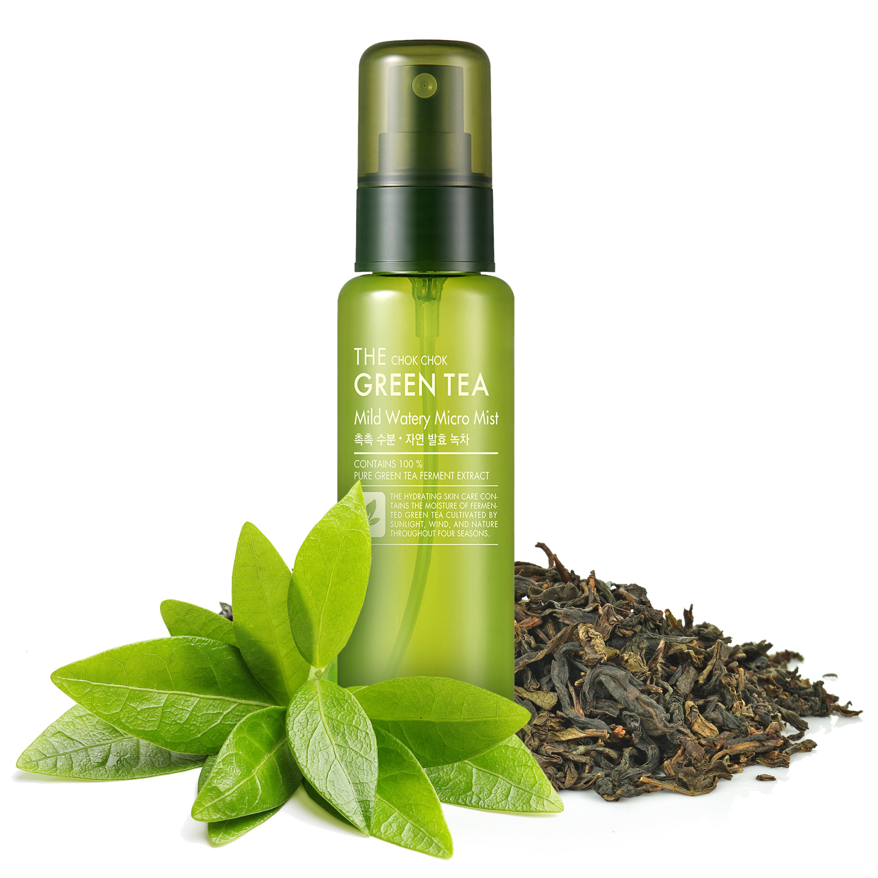 Увлажняющий мист для лица с экстрактом зелен TONYMOLY THE CHOK CHOK GREEN TEA Mild Watery Micro Mist