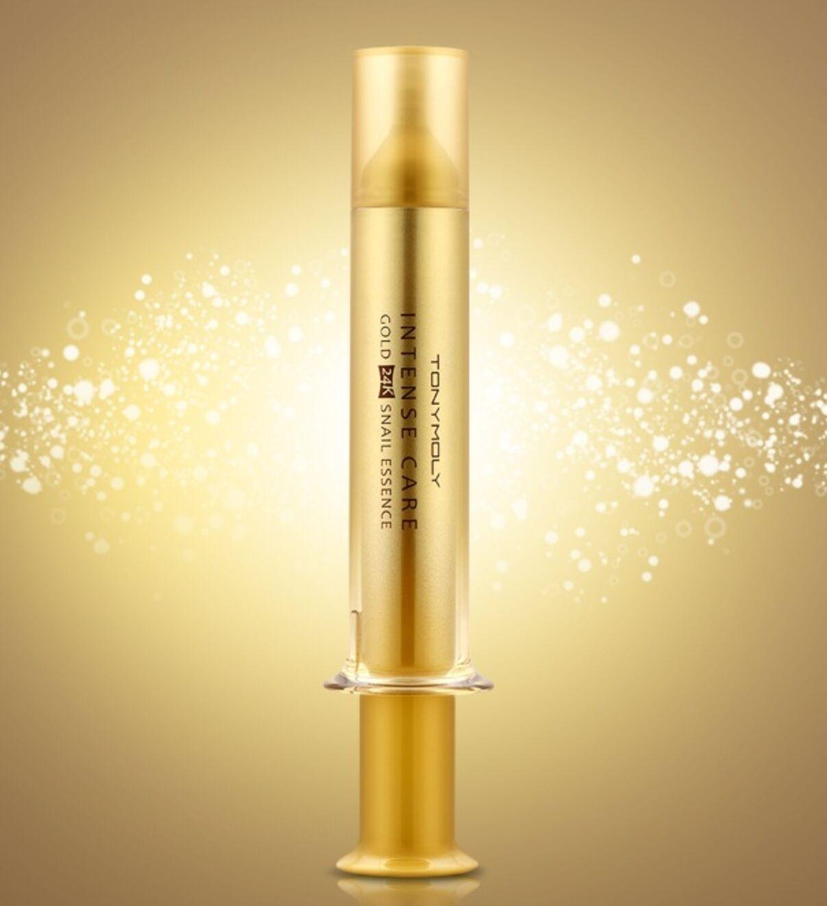 Эссенция для лица с муцином улитки и коллоидным золотом TONYMOLY INTENSE CARE GOLD 24K SNAIL ESSENCE