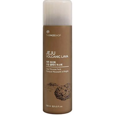 Глиняная маска для лица THE FACE SHOP Jeju Volcanic Clay Mousse Pack