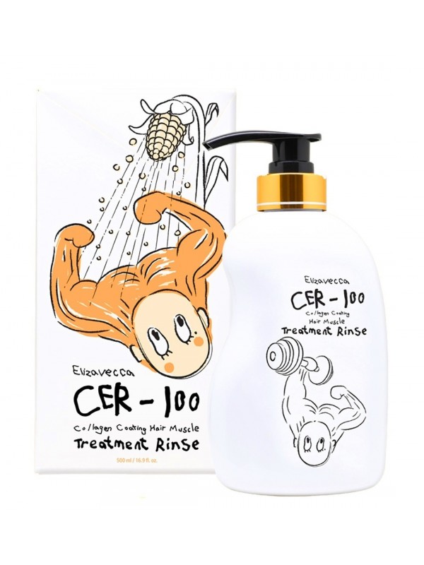 Маска-бальзам для волос Elizavecca CER-100 Collagen Coating Hair Muscle Treatment Rinse