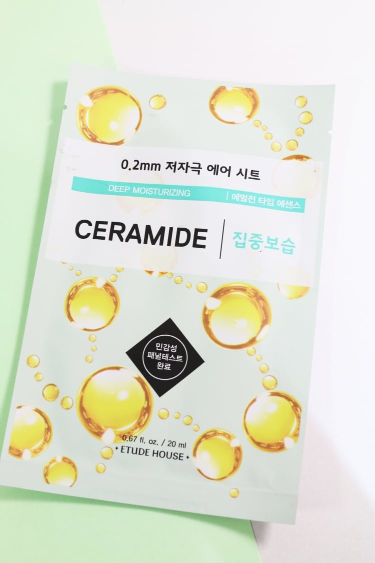 Маска для лица тканевая с керамидами ETUDE HOUSE 0.2 Therapy Air Mask Ceramide Deep Moisturizing