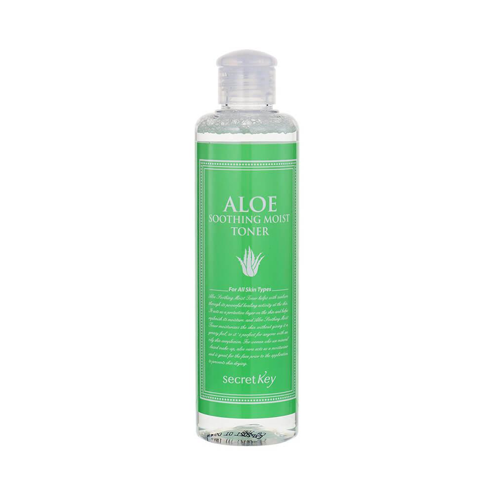 Увлажняющий тонер для лица с 98% экстрактом алоэ вера Secret Key Aloe  Soothing Moist Toner купить в Москве - интернет-магазин Koresmetica.ru